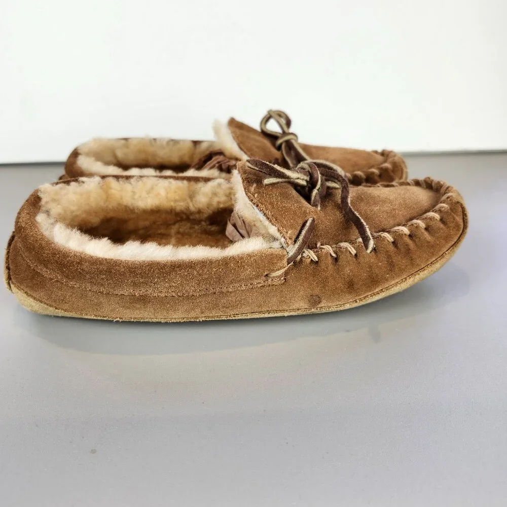 LL Bean Kids Moccasins Size 3
